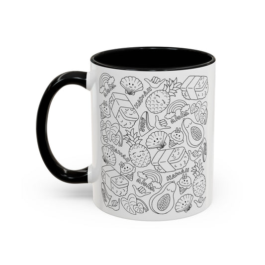 Color Me Cravings Black - Accent Coffee Mug