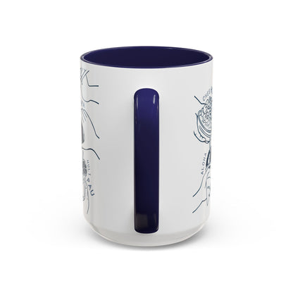 Hipa Hipa Hands Navy - Accent Coffee Mug