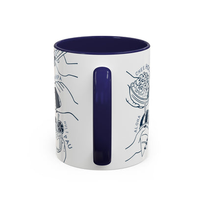 Hipa Hipa Hands Navy - Accent Coffee Mug
