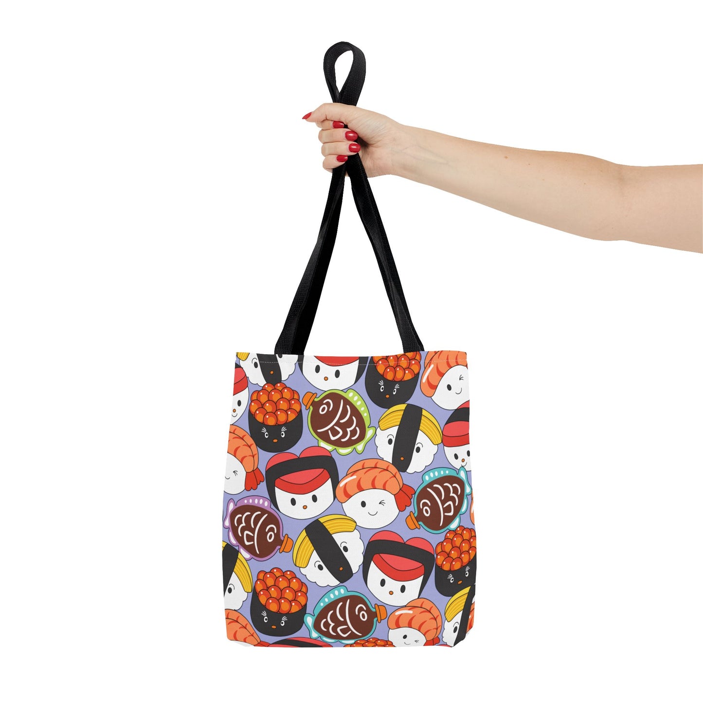 Sushi Bar Periwinkle - All-Over Print Tote Bag