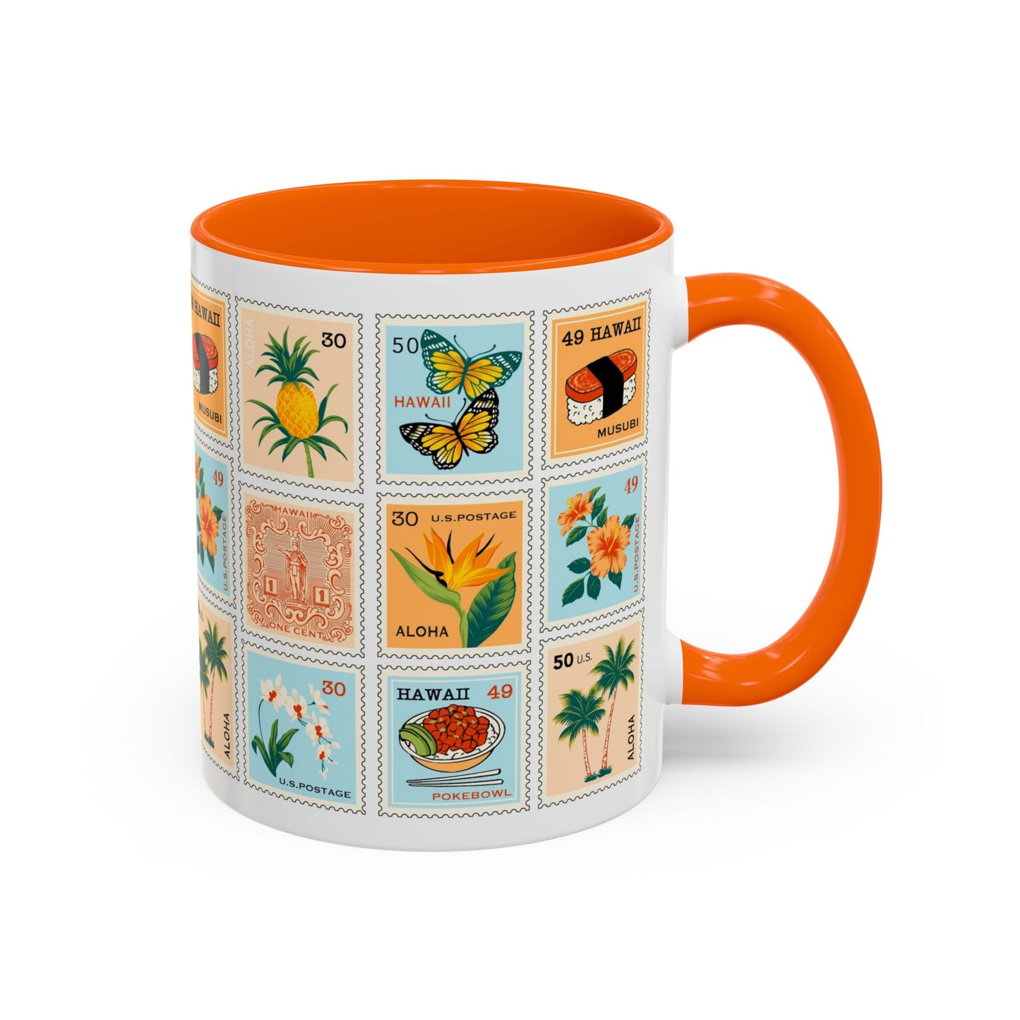 Stamp Album Orange - Accent Coffee Mug