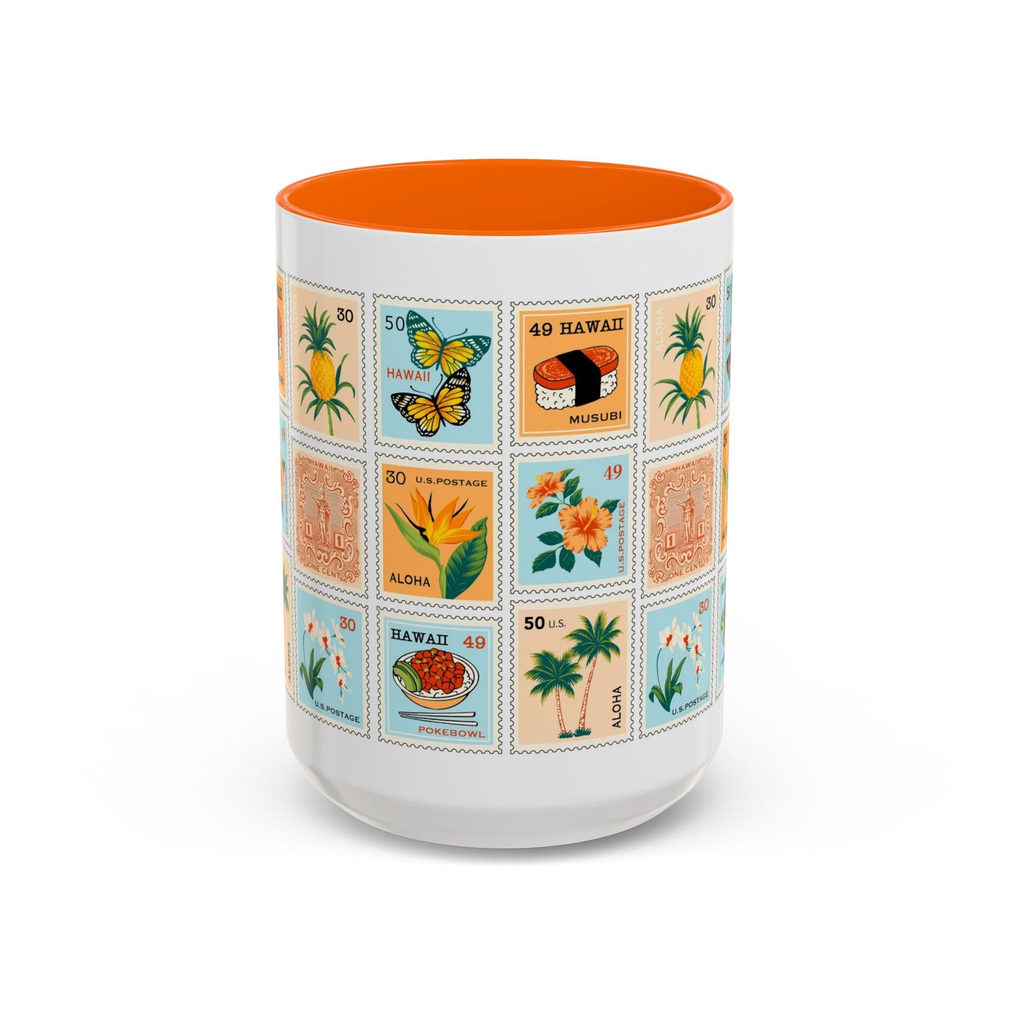 Stamp Album Orange - Accent Coffee Mug