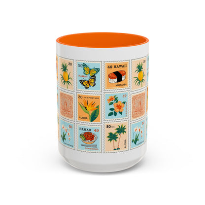 Stamp Album Orange - Accent Coffee Mug