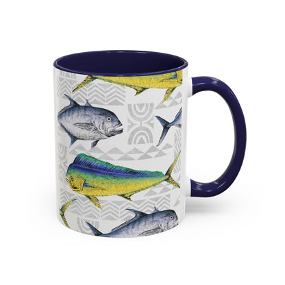 Fish & Poi Navy - Accent Coffee Mug