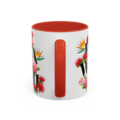 Hawaii Bloomin Red - Accent Coffee Mug