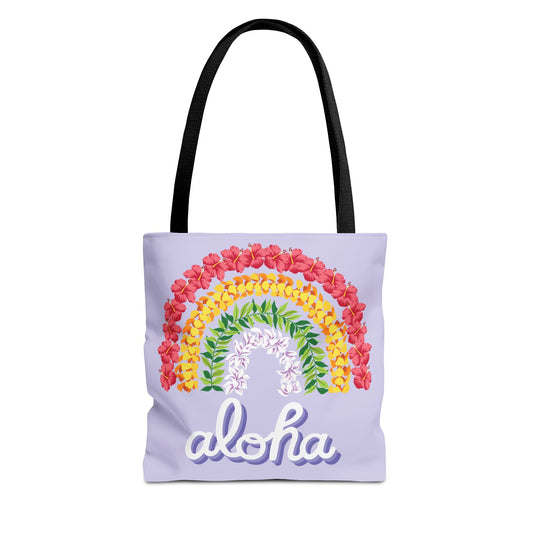Lei'd Back Periwinkle - All-Over Print Tote Bag