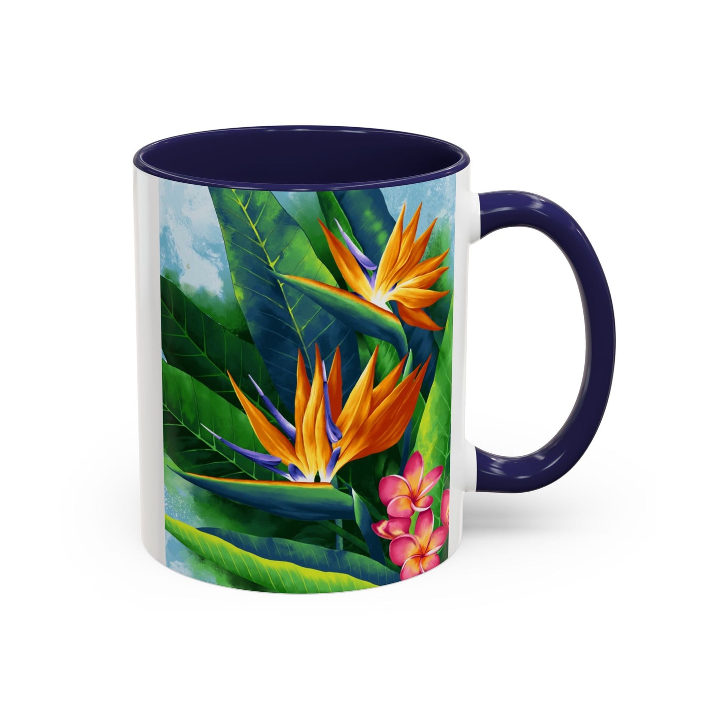 Painterly Navy - Accent Coffee Mug