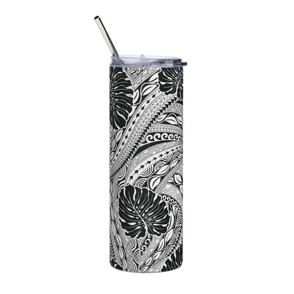 Good Times White/Black  - Stainless Steel Tumbler