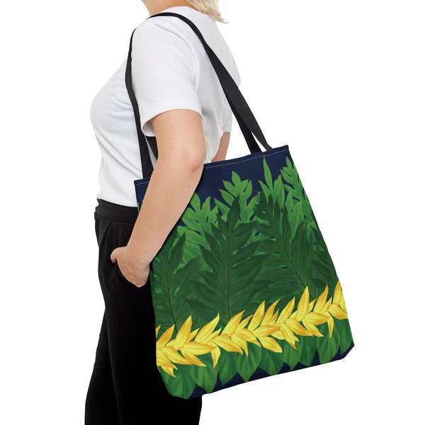 Ilihau Navy - All-Over Print Tote Bag