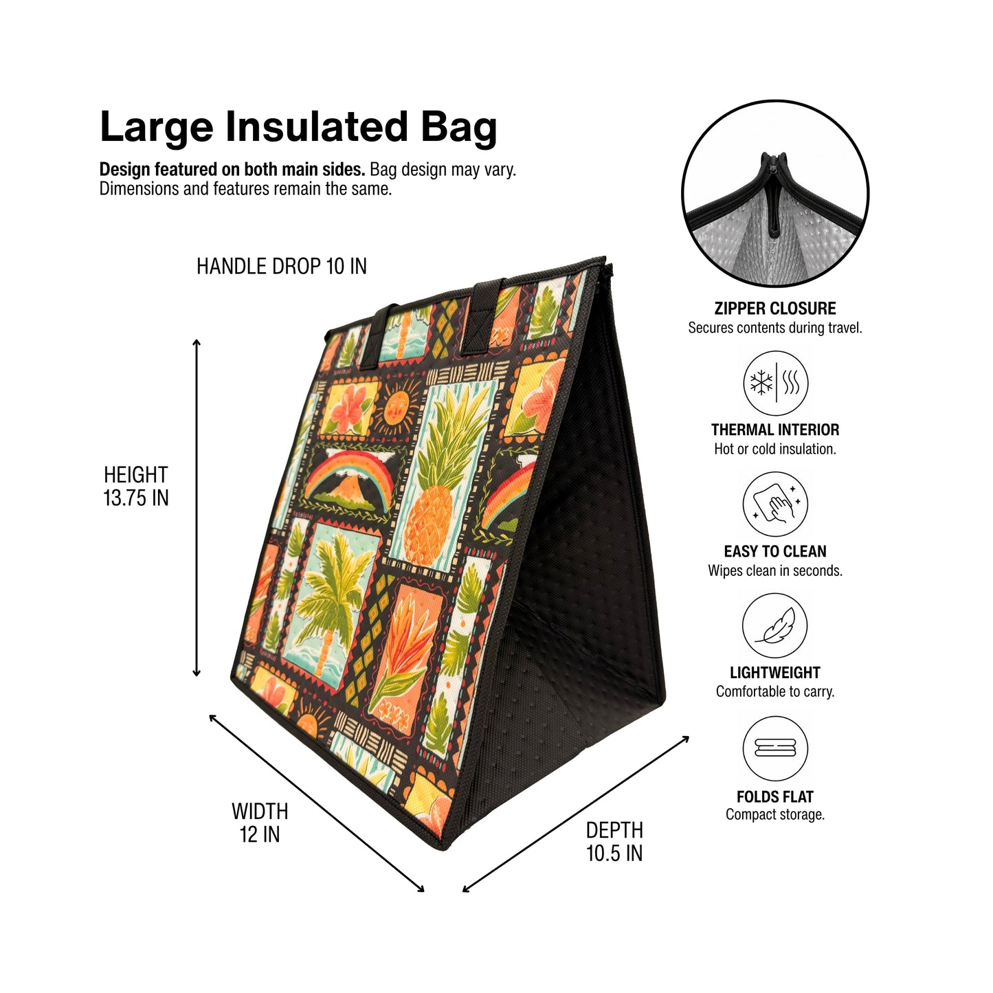 Gemstone Black - Large Insulated