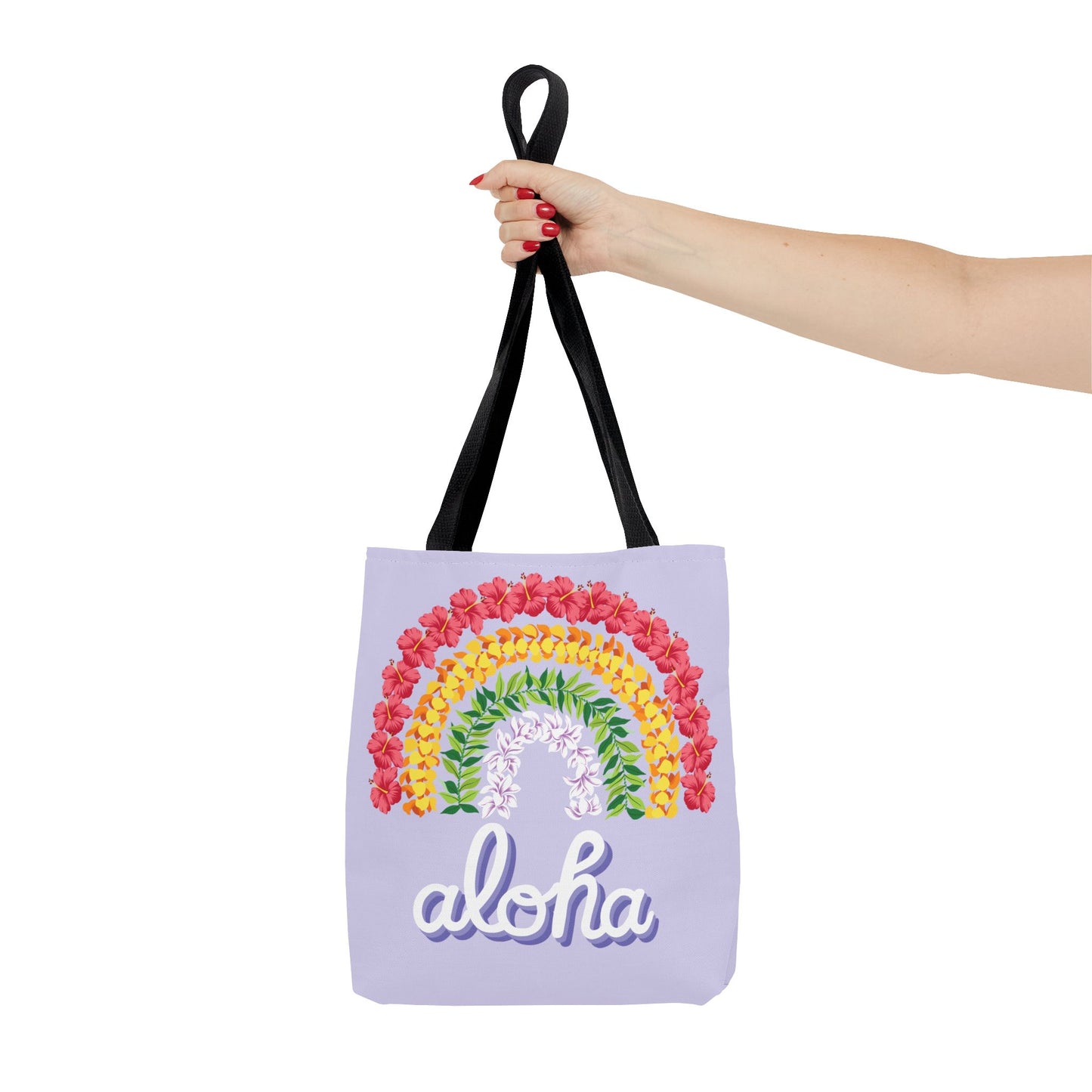 Lei'd Back Periwinkle - All-Over Print Tote Bag