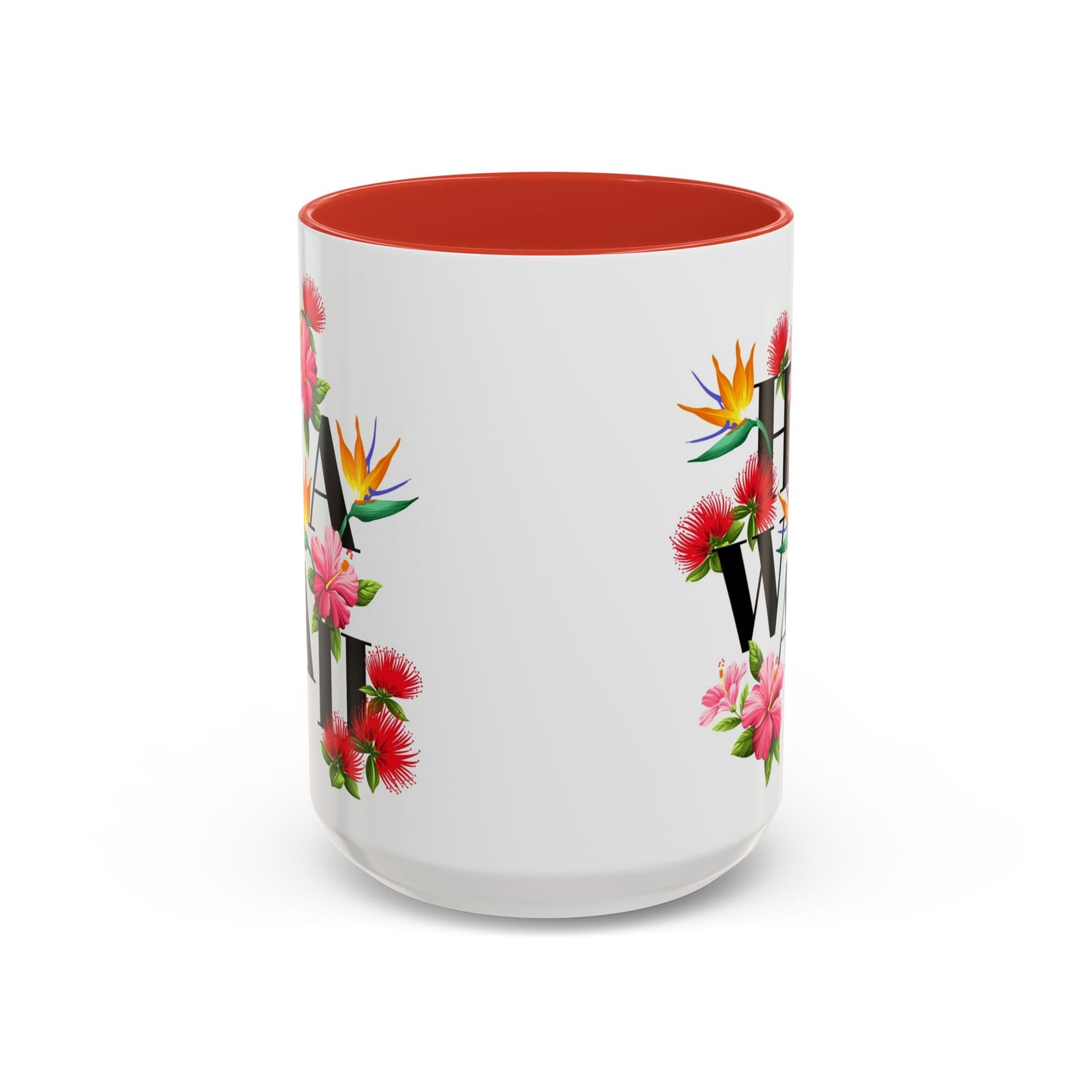 Hawaii Bloomin Red - Accent Coffee Mug