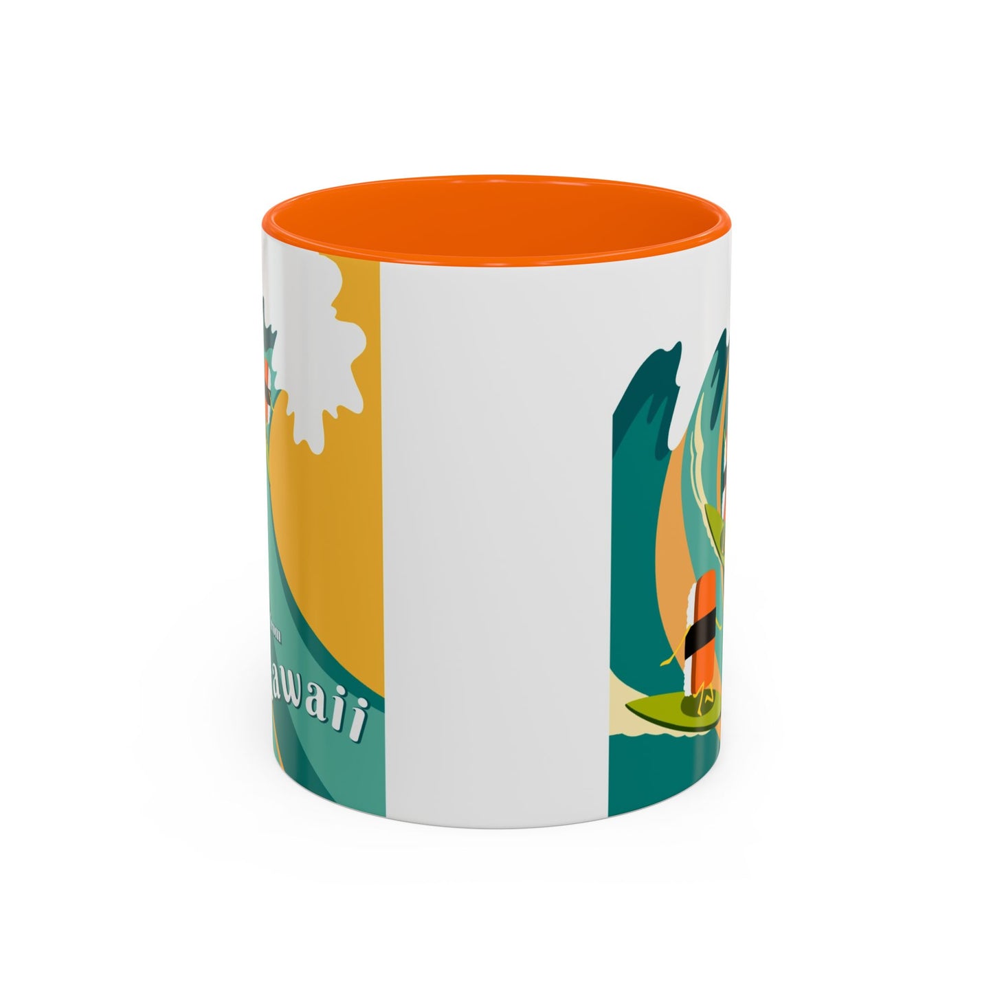 Musubi Hang Ten Orange - Accent Coffee Mug