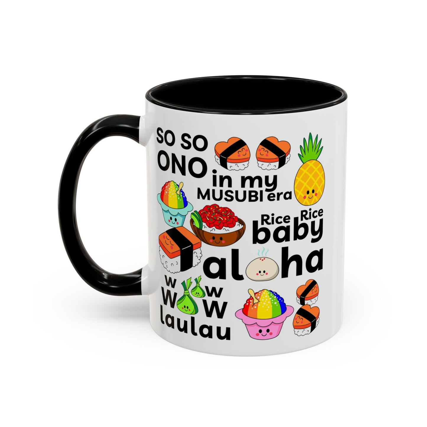 Foodie Black - Accent Coffee Mug