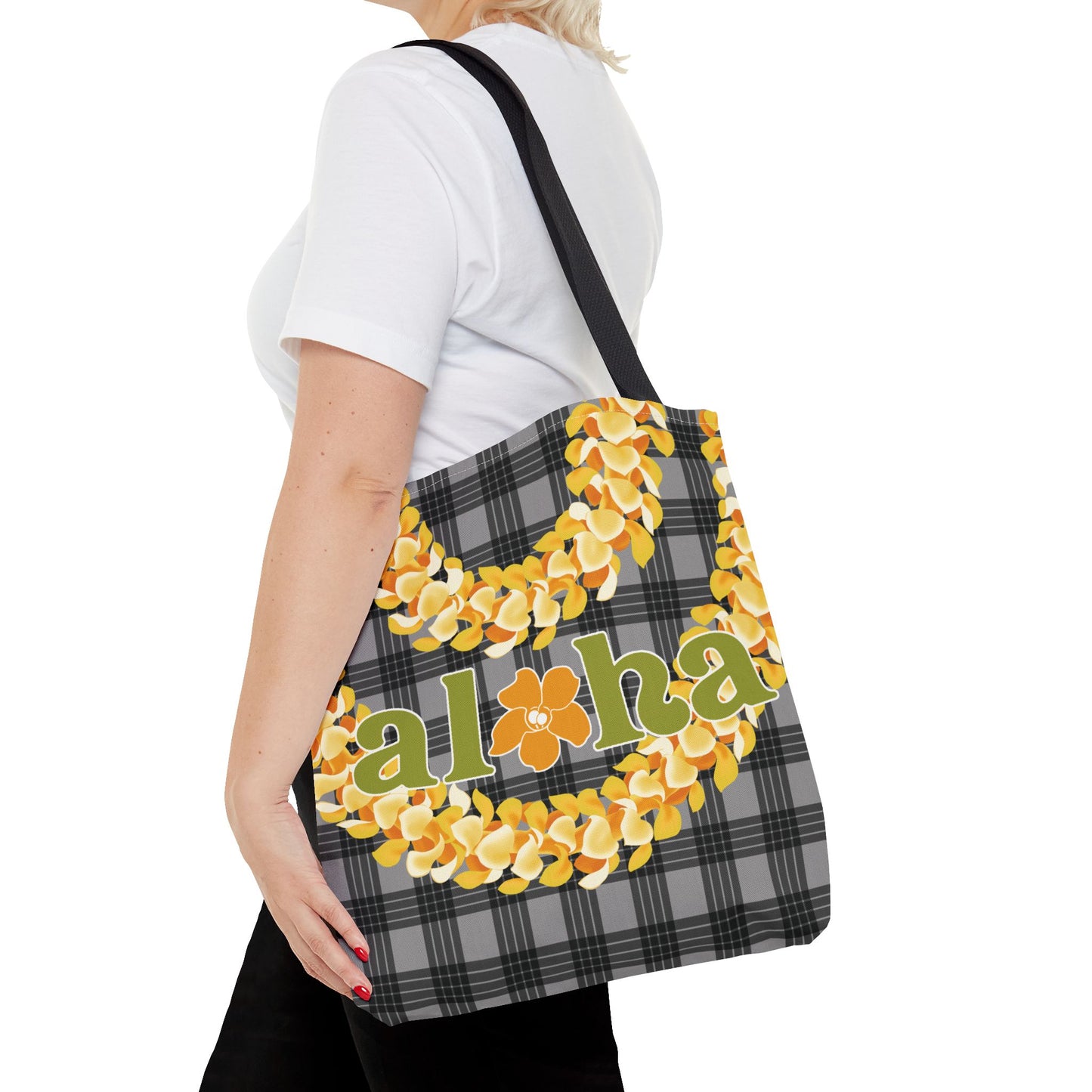 Leipaka Black - All-Over Print Tote Bag