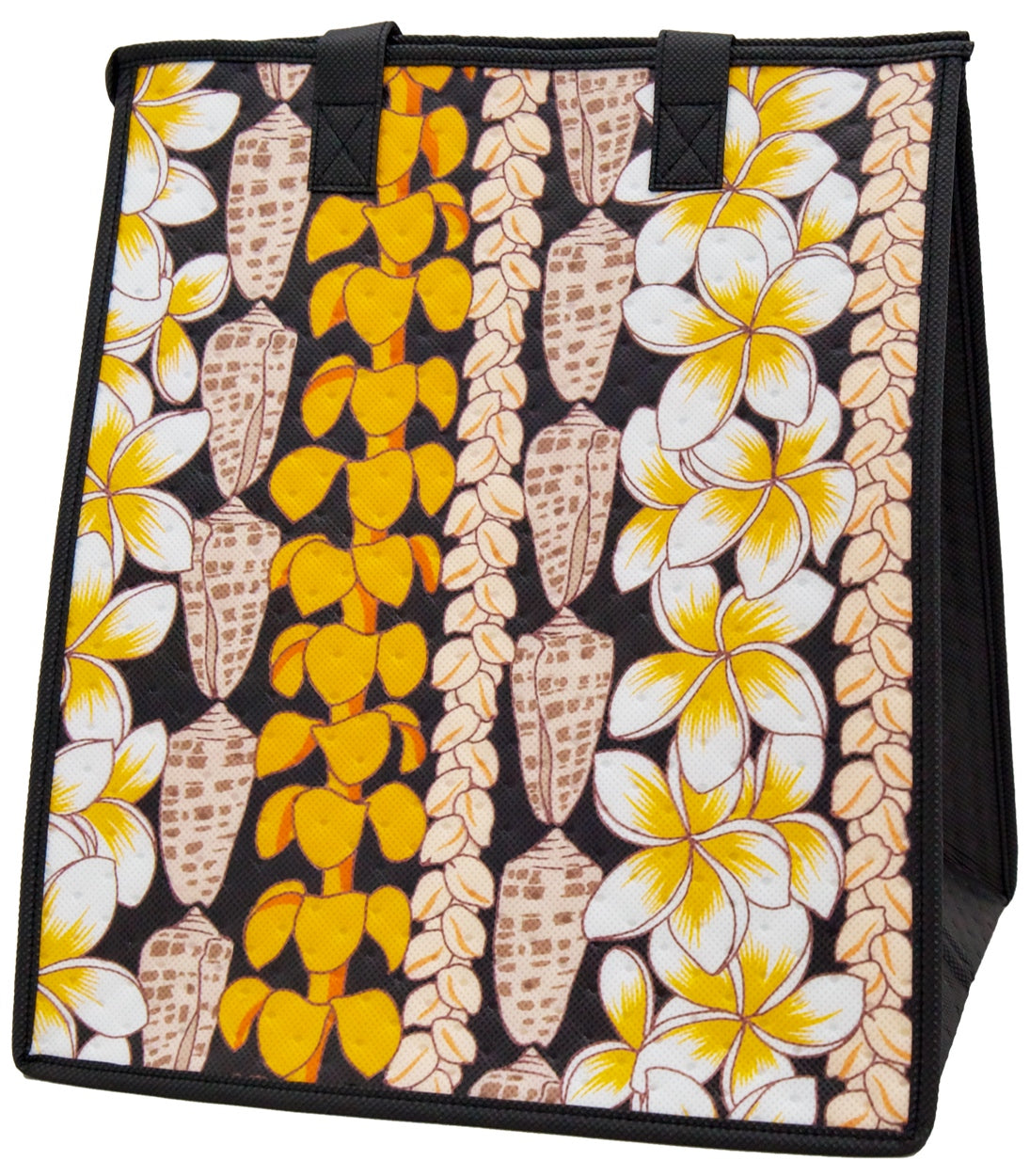 Pearly Shells Black - Large Insulated