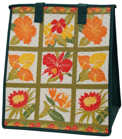 Pua Kahiko Green - Large Insulated
