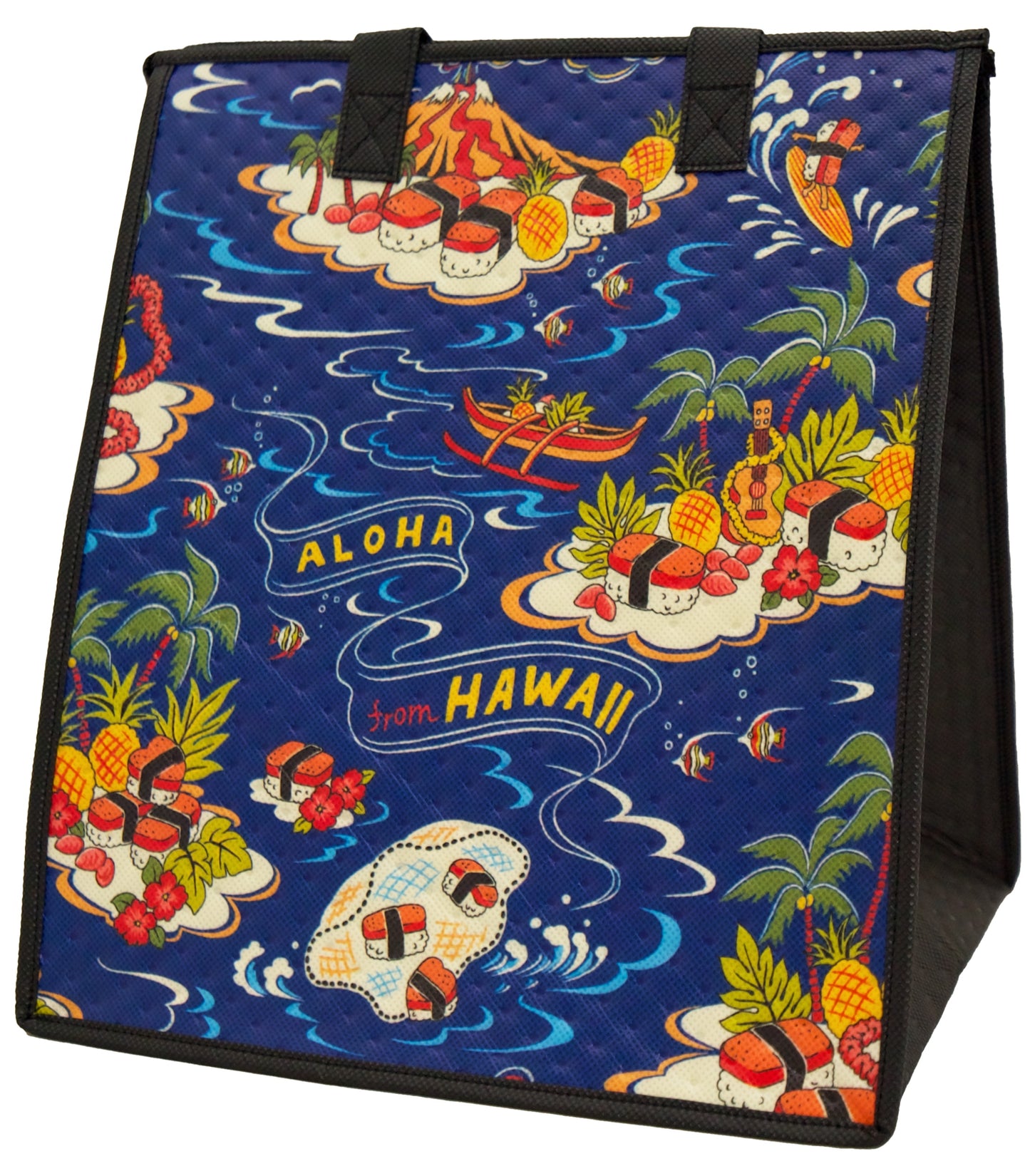 Retro Musubi Navy - Large Insulated