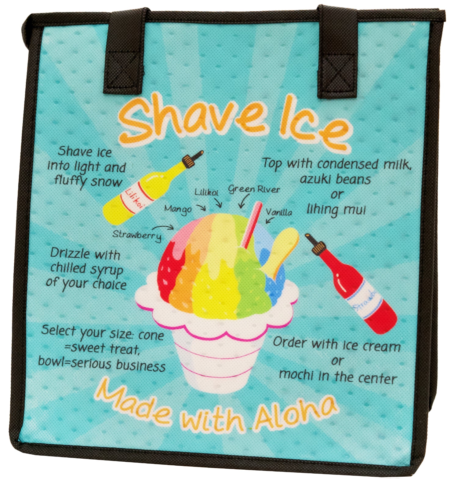 Shave Ice Anatomy Teal - Medium Insulated (Green Label) – Tropical Paper  Garden